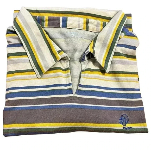 Patagonia Other - Patagonia Rhythm Skipper Short Sleeve Polo Shirt Men’s Size Large V-neck Vintage
